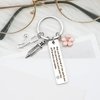 FFNMU Keychain Gift for Nurses - Graduation Appreciation Key Ring Accessory for Nursing Students and Medical Assistants - Birthday