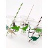 Dinosaur Birthday Cups, Kids Party Supplies, Birthday Favor Cups, Plastic Disposable Cups, Lids and Straws, Set of 12