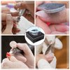 GoLashFun 60W Nail Dust Collector Strong Suction,Black Vacuum Nail Art Dust Collector Cleaner Machine Manicure Powerful Nail Fan for Collector Drill Dust