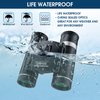 200x25 Compact Binoculars for Adults and Kids, High Powered Mini Pocket Binoculars, Waterproof Small Binoculars for Bird Watching, Hunting, Concert, Theater, Opera, Traveling, Sightseeing