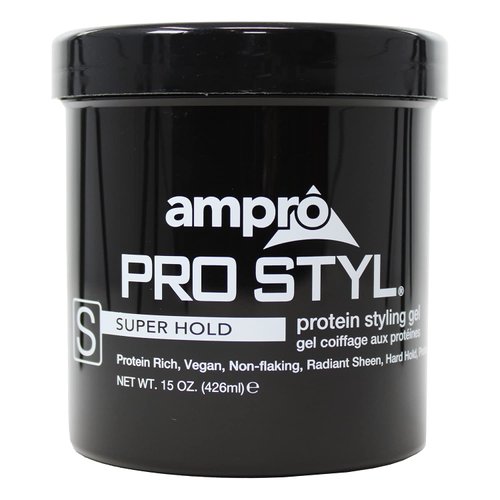 Ampro Pro Styl Protein Super Hold Styling Gel, 15 Ounce