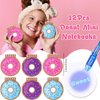KELENO 61 Donut Party Favors Two Sweet Birthday Party Supplies Mini Notebook Ink Pen Stamp Silicone Bracelet Keychain Sticker Toy Gift Goodie Bag Stuffer Kid Girl Candyland Party Favors