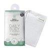 DAILY CONCEPTS Daily Body Scrubber, Soy-Based and Organic Cotton. The Bath Sponge Deeply Cleanses The Skin and Creates A Rich Foamy Lather. The Outer Texture Provides A Gentle Exfoliation - Pack of 3