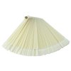 Beauticom® 500 Natural Acrylic False Tip Sticks with Metal Screw Fan-Shaped Nail Art Display Chart Practice Tool - 500 Tips
