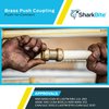 SharkBite 1 Inch Coupling, Push to Connect Brass Plumbing Fitting, PEX Pipe, Copper, CPVC, PE-RT, HDPE, U020LFA
