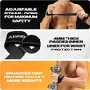 ASIPRO Wrist Straps for Weightlifting Men & Women Wrist Wraps for Weightlifting Muñequeras para Gym Weight Lifting Wrist Wraps for Bench Press Gym Wrist Straps Gym Wrist Support for Working Out