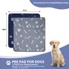 Washable Pee Pads for Dogs 2 Pack,36''*31'' Reusable Puppy Pads Pet Training Pads with Great Absorbent,Leakproof Fabric & Non Slip Backing for Potty,Crate,Whelping,Floor,Playpen,Sofa,Car