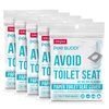 PeeBuddy Disposable Paper Toilet Seat Covers (Pack Of 100) | No Direct Contact with Unhygienic Seats| Easy To Dispose| Nature Friendly| Must Have For Women