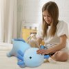 JANCLF Axolotl Stuffed Animal Plush Toy,Cute Soft Salamander Plush Pillow,Kawaii Plushies Doll Toy for Kids (Blue,11 inch)