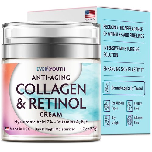 Collagen Retinol Face Moisturizer with Hyaluronic Acid