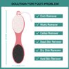 CAREHOOD Foot File Callus Remover - Multi Purpose 4 in 1 Feet Pedicure Tools with Foot Scrubber, Pumice Stone, Foot Rasp and Sand Paper for Home Foot Care (Red Pedicure Foot File)