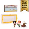 Wizarding World Harry Potter, Micro Magical Moments Action Figures Set with Exclusive Harry, Ron, Hedwig & Display Case, Kids Toys for Ages 6+