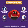 Pet Factory Logical Pet 3.5" Tennis Ball Squeaky Dog Toy - Red, One Size