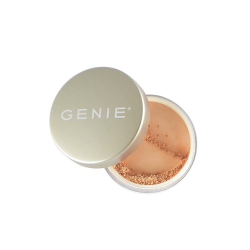 GENIE NUTRATANICALS Antioxidant Foundation Medium Beige, 8 gm & Small Kabuki Brush