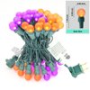 novrose Orange Purple Halloween String Lights 13.5ft, 50 LEDs G15 Christmas Lights for Indoor and Outdoor Use, ETL Certified Perfect for Halloween, Thanksgiving, and Christmas Deco