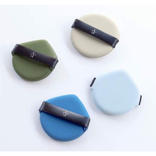 WOIWO 4 PCS Puff Star Pocket Air Cushion Powder Puff Foundation Liquid Sponge Powder Do Not Eat Powder Dry And Wet Makeup Powder Puff