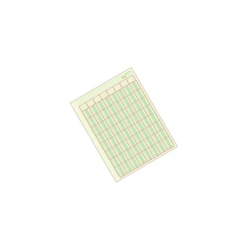 Adams Columnar Analysis Pad, 8 Column Ledger, 8.5" x 11", 100 Pages (50 Sheets), Green, 3 Hole Punch, for Accounting, Bookkeeping & Data (ACP85118)