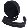 BENECREAT 11 Yards Single Fold Bias Tape, 3/4 inch Wide Black Bias Binding Tape Hemming Tape for DIY Garment Sewing, Seaming, Piping, Quilting