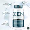 Nutrology Zen Natural Magnesium Supplement, 400mg Magnesium Malate Per Dose with Vitamin D3, L-Theanine, Promotes Relaxation, Muscle Recovery & Adrenal Health, High Absorption Magnesium, 30 Servings
