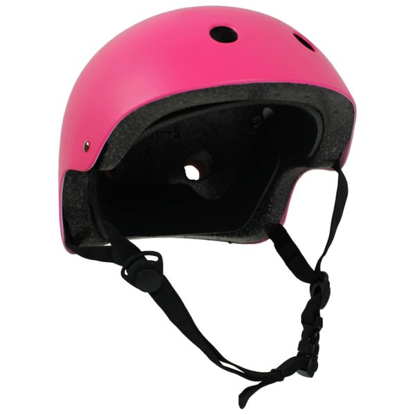 Krown Skateboard Helmet Youth Size with Multiple Size Inserts - Pink