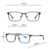 mincl Transition Photochromic Bifocal Reading Glasses for Mens,Square Clear UV Protection Sunglasses Readers 0~+4.00 (black, 1.5 x)