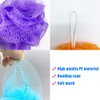 10 Pack Mesh Bath Sponges,Soft Bath Shower Loofah Sponge,Colorful Exfoliating Scrubber for Kids Women Men Body Wash,Random Color
