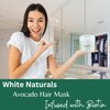 Avocado Hair Mask Infused with Biotin, Hair Thickening, Deep Conditioning for Healthy Hydrated Hair, Nourishing Avocado Oil Cream for Hair Growth and Volume, Helps Restore Damaged Hair, Sulfate Free