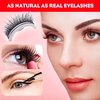 3Pairs Pink Self-adhesive Eyelashes,Eyelashes Snap on No Adhesive,New Snap on Lashes, False Eyelashes,False Lashes