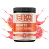 MTN OPS Ignite Lite Supercharged Energy Drink Mix - 100mg Caffeine, 45-Serving Tub, Pink Citrus Flavor