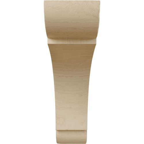 Ekena Millwork BKTW01X06X06OLRW Small Olympic Wood Wood Brackets,'1.75 Wx6 Dx6 H Inch' , Rubberwood