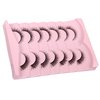 False Eyelashes Cat Eye Natural Look 3D Wispy Lashes Fluffy Faux Mink Lashes Volume Soft Light Fake Eyelash 7 Pairs Pack by Milllruez