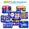 SYHLN Toddlers Montessori Busy Board Toys for 1 Year Old Boy Gifts,Educational Preschool Learning Travel Toys for Toddlers 1-3,One Year Old Boys Girls 1st Christmas Birthday Gifts Age 1-2-4