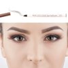 Microblading Eyebrow Pen 4 Pack Brown Brow Pencil 3D Waterproof Eyebrow Pen Waterproof Eyebrow Pencil Micro-Fork Tip Brow Pen Natural All Day Eyebrow Makeup