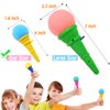 Dshengoo 24 Pcs Ice Cream Shooters,4 Inch Ice Cream Foam Ball Launcher,Mini Ice Cream Cone Shooter Toys for Kids and Children,Carnival Prize,Party Favors