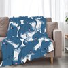Dolphin Blanket Warm Soft Cozy Dolphin Throw Blanket Gifts for Women Girls Boys Super Plush Fluffy Dolphin Stuff Fleece Flannel Gifts Blankets for Kids Adults 50"X40"