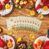 Homlouue 100 Pcs Fall Napkins, 3 Ply Thanksgiving Napkins Pumpkins Autumn Leaves Paper Napkins, Disposable Fall Pumpkins Paper Guest Towels for Thanksgiving Harvest Party Table Decor Dinner Bathroom
