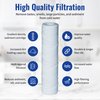 CFS –4 Pack String Wound Water Filter Cartridges Compatible with RS5-DS Models – Removes Bad Taste & Odor – Universal Whole House Replacement Filter Cartridge – 5 Micron