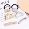 Wecoe 6pcs/set Gold and Silver Rhinestone Hair Barrettes For Women Hair Scrunchies Decorative Hair Clips Diamond Hair Ties Ponytail Holders French Barrettes Hair Accessories For Women Girls Gifts