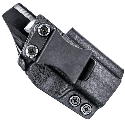 Rounded Optics/RMR Cut IWB KYDEX Holster fits Sig Sauer P320 Full Size | Claw Compatible | 'Posi-Click' Retention | Custom Fit | Adj. Cant | 100% US Made | Right | BLK - Rounded Gear