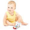 Baby Toy Flip Phone – 4 Interactive Sound and Music Buttons Plus Realistic Ringtone – Includes a Mirror and Fun Light Effects – Smartphone Toy for Babies 3+ Months – ASTM Certified