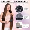 MYKURS Extra Long Mesh Wig Caps for Long Thick Hair, Fishnet Open-end Wig Cap for Women, Reusable Hair Net for Wrapping Hair, Twist and Re-cover Hair Net for Wigs, 2 Pieces