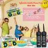 5 Pieces Inflatable Radio Boombox Inflatable Mobile Phone,Retro Mobile Phone for 80's 90's Party Decorations,Hip Hop Costume,Birthday Theme Party Photo