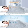 Elegear Cooling Throw Blanket, Japanese Q-Max>0.4 Arc-Chill Cooling Fiber Absorb Body Heat, 100% Cotton Backing, Summer Cool Blanket for Travel/Outdoor, Cold Blankets for Sleeping, Hypoallergic, Grey