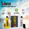 SOLAREZ UV Cure Surfboard Ding Repair Econo Travel Kit - Polyester Resin and Polyester Microlite Filler + Sanding pad + Spreader Card - Repair on The Go! ~Made in The USA