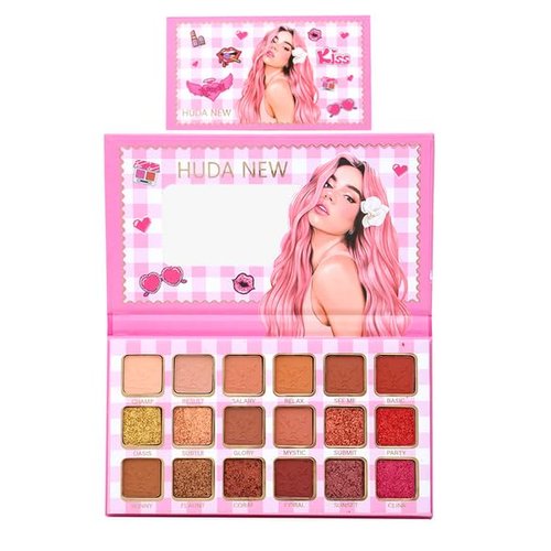 18 Color Eyeshadow Palette with Mirror
