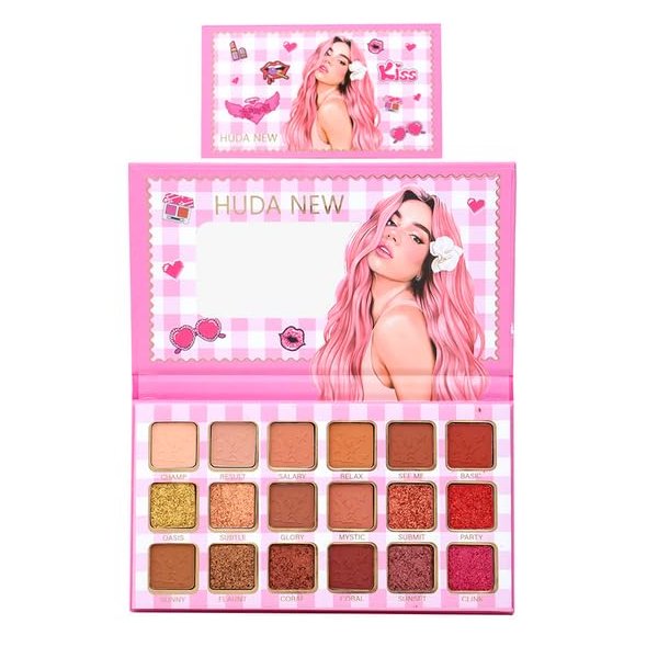 18 Color Eyeshadow Palette with Mirror