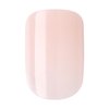 KISS Bare but Better Press On Nails, Nail glue included, 'Nudies', Nude, Short Size, Squoval Shape, Includes 28 Nails, 2g glue, 1 Manicure Stick, 1 Mini File