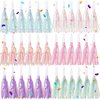 GDZRDFLH 36 pcs Party Blowers, Noise Makers Glitter Metallic Fringed Party Horns for Birthday Blow Horns Graduation Sporting Party Favors Supplies