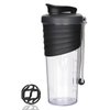 Kuoleopa Shaker Bottle for Protein Mixes，24 oz，Protein Shaker Bottles with Whisk Ball, Mixer Bottle, Protein Bottle,Portable Pre Workout Whey Protein Drink Shaker Cup，Black