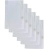 Vinyl Ring Binder Pockets - 9 ½ x 6 Inches - Fits All Standard Ring Binders - Zip Closure to Secure Your Belongings - 12-Pack
